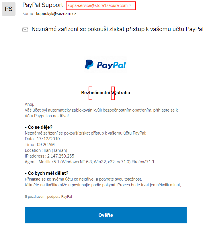 paypal 1korekce